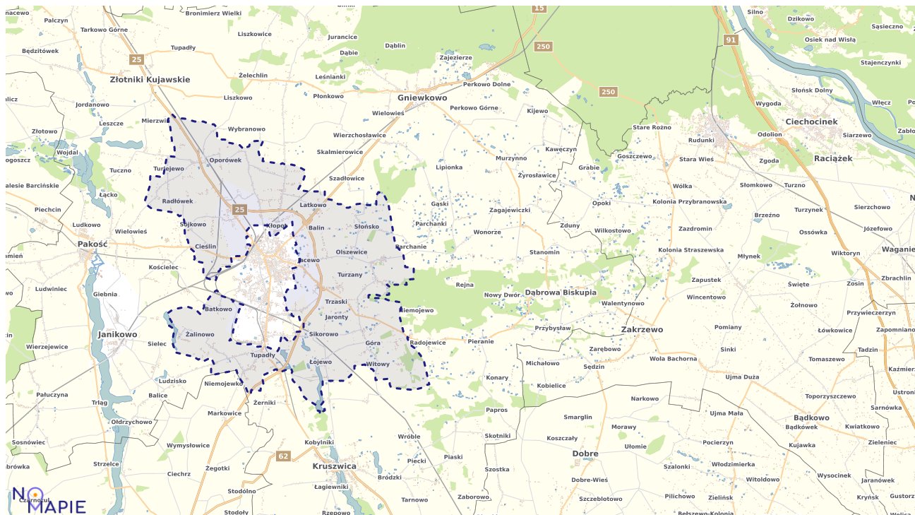 Mapa wyborów do sejmu Inowrocław
